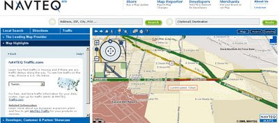 Navteq Maps Beta Real-time traffic usa only