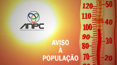 Resultado de imagem para Aviso à População – Calor e Perigo de Incêndio Florestal