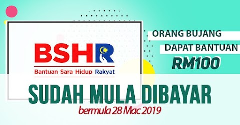 bantuan sara hidup rakyat 2019 bujang