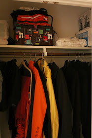 hall closet organization