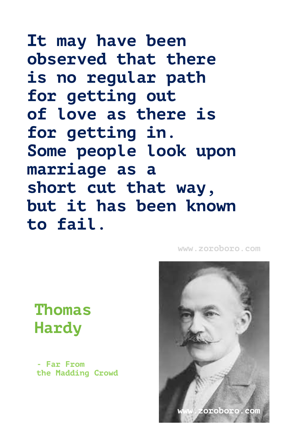 Thomas Hardy Quotes, Thomas Hardy Books Quotes, Thomas Hardy Poems, Thomas Hardy Novel Quotes. Thomas Hardy Quotes, Far From the Madding Crowd Quotes, Tess of the D'Urbervilles Quotes & Jude the Obscure Quotes.