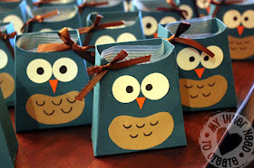 Owl Party Favor Bags