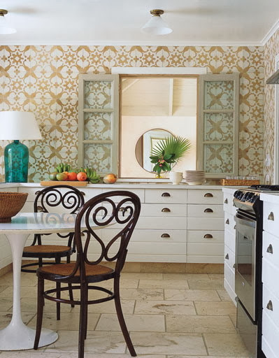 kitchen decorating ideas  vinyl  wallpaper for the kitchen