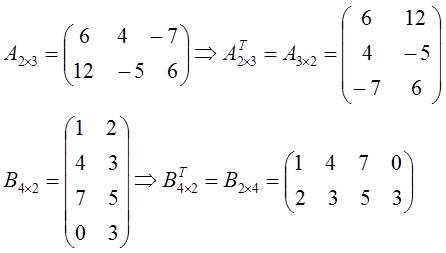 contoh1 Transpose Matriks