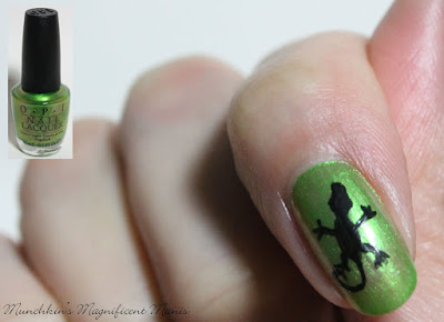 Gecko design, OPI My Gecko does Tricks 