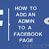 How to Add an Admin to a Facebook Page