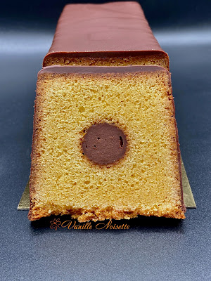 CAKE VANILLE INSERT GANACHE CHOCOLAT