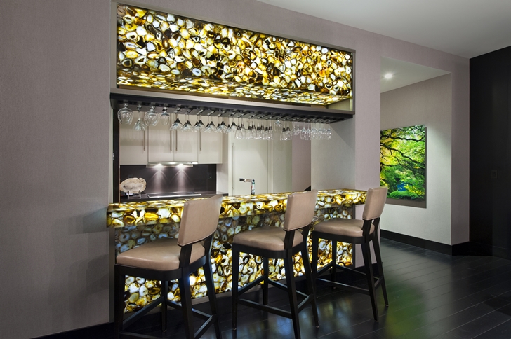Bar in Miami Beach Penthouse