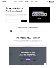 AI Writing Tool Copy.ai Interface