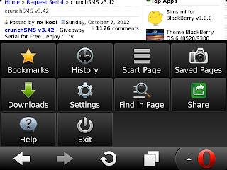 Opera Mini v7.1.1 for BlackBerry