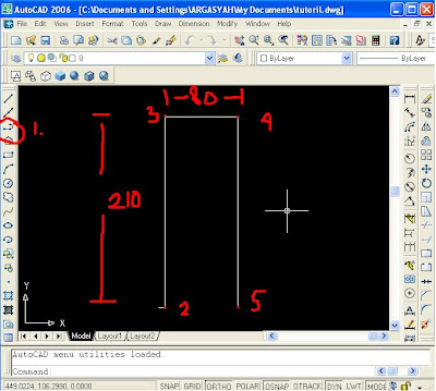 Tutorial Membuat Kusen Pintu Detail 3D Dengan Program AutoCAD