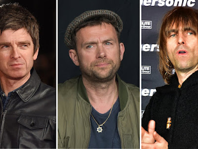 blur oasis, blur oasis rivalry, blur oasis feud, blur oasis glastonbury, blur oasis number 1 battle, blur oasis football match, blur oasis pulp, chart battle blur, blur oasis 2023