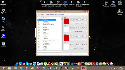 PES 2017 Team Color Tool V1.00