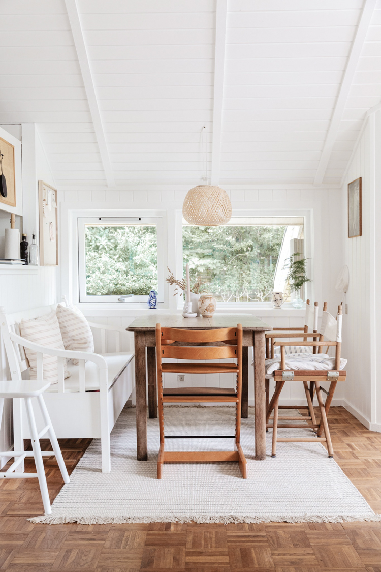 A Light and Airy Danish Cabin by The Sea