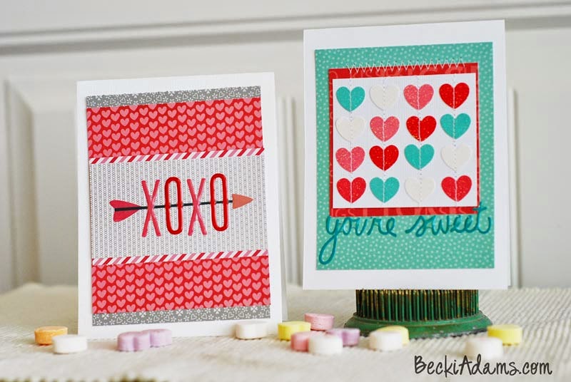 Easy Handmade Valentines by @jbkadams #handmadecards #handmadeValentines #papercrafting #valentines 