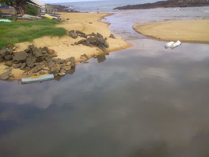 O que é jogado no Rio Lucaia vai para o mar