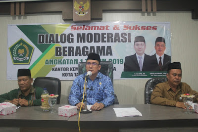 Kemenag Tanjungbalai Gelar Acara Dialog Moderasi Beragama