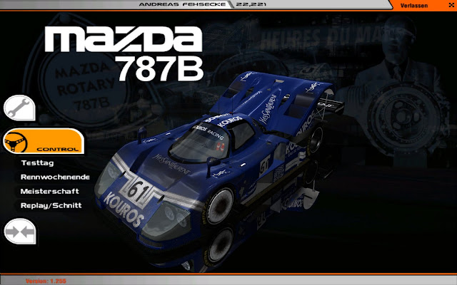 Mazda 787B mod rFactor