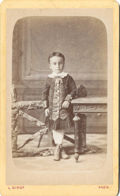 Portraits carte de visite vers 1880