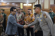 Wakapolda Aceh Sambut Wamenkominfo RI Yang Kunker Ke Aceh