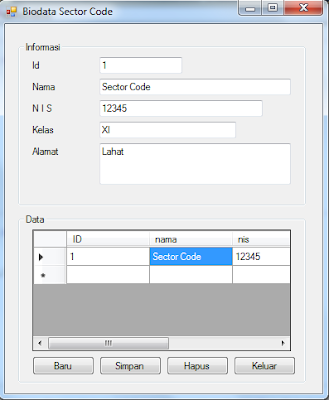 CRUD VB.Net (Create,Read, Update, Delete) Database  Ms Access
