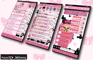 Girl Pink Theme For YOWhatsApp & Fouad WhatsApp By Nanda