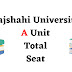 Rajshahi University A Unit Total Seat - BNTW