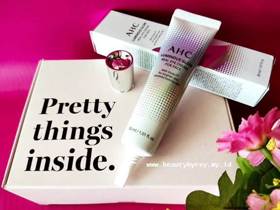 Review AHC Luminous Glow Real Eye Cream For Face