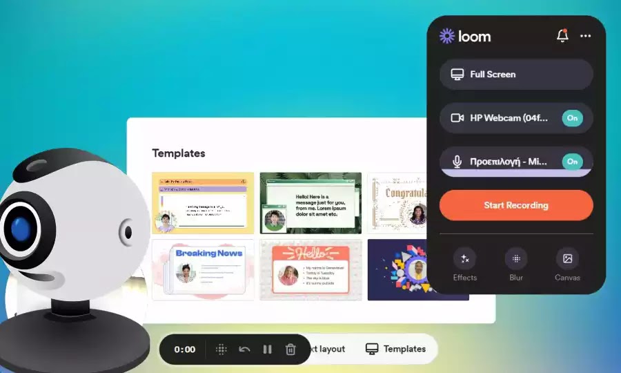Loom : Καταγράψτε την οθόνη και την κάμερά σας με ένα κλικ