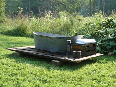 Reloved Rubbish: Mid-Week Design Inspiration: Antique Metal Tubs