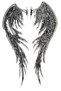 Angle Wings Tattoo Design