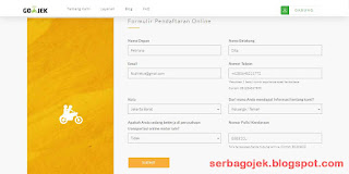 Daftar GoJek Online terbaru