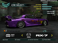 NFS Gaming Cars