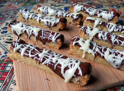 Mint Chocolate Shortbread Fingers