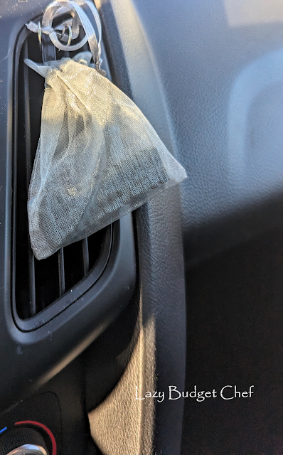 quick and easy DIY car air vent freshener