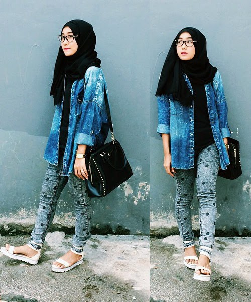 Outfit Ke Pantai Hijab