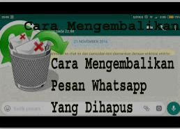 Cara Mengembalikan Pesan Whatsapp Yang Dihapus 1