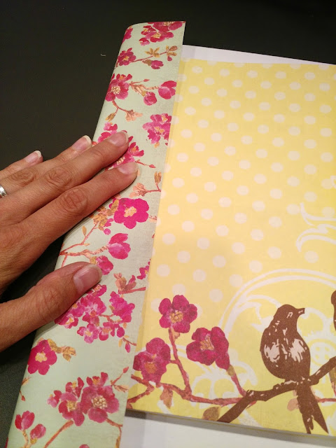 Mod Podge Notebook--A quick, easy and cute way to update a boring composition notebook!