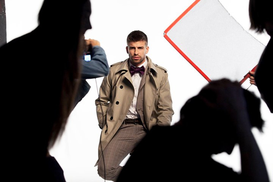 Gerard Piqué imagen de H.E. by Mango