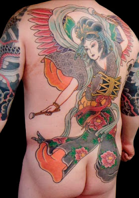 Japanese Geisha Tattoo Design