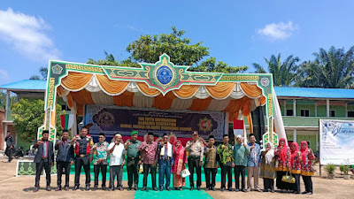Babinsa Koramil 12/LP Hadiri Acara Khatam dan Syukuran Santri Ponpes Modern Darul Husna