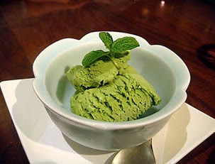 Matcha Green Tea Ice Cream japanese desert recipe