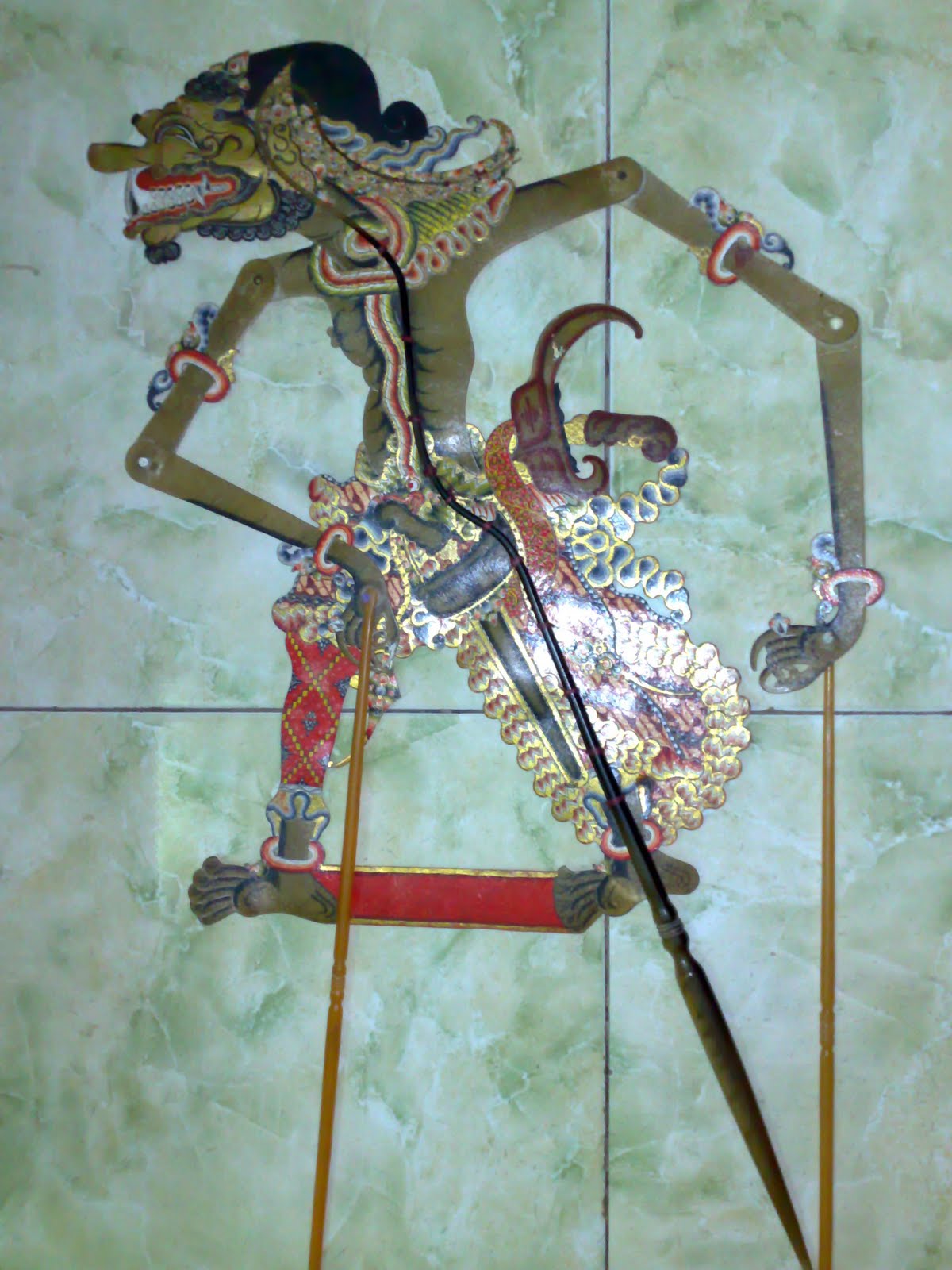 Jawa handicraft: Contoh Wayang Kulit kw.1