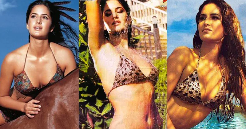 Katrina Kaif bikini swimsuit old rare modeling photos