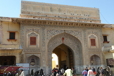 Photo: Ceremonial Doorway inside Jaipur