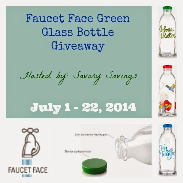 Faucet Face Glass Bottles Giveaway