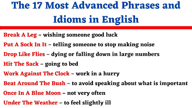 The 17 Most Advanced Phrases and Idioms in English - English Seeker