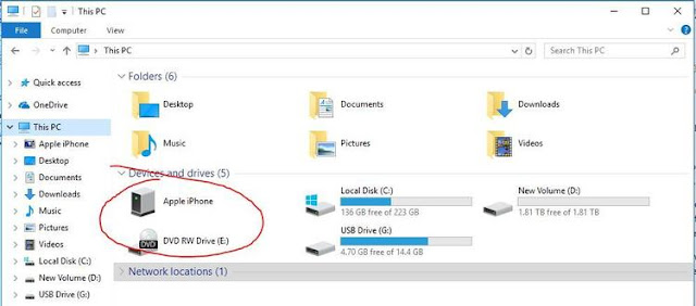 Cara Mengimpor Foto dari iPhone ke Windows 10 Melalui File Explorer
