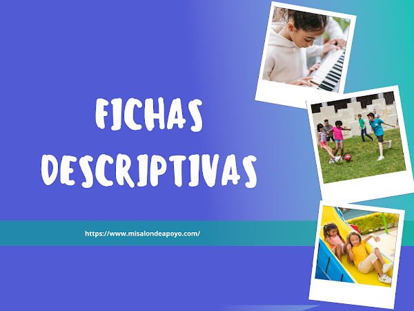 Fichas descriptivas en formato editable