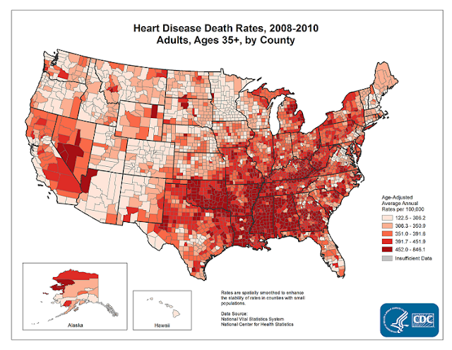 Болезни сердца и сосудов в США, диабет